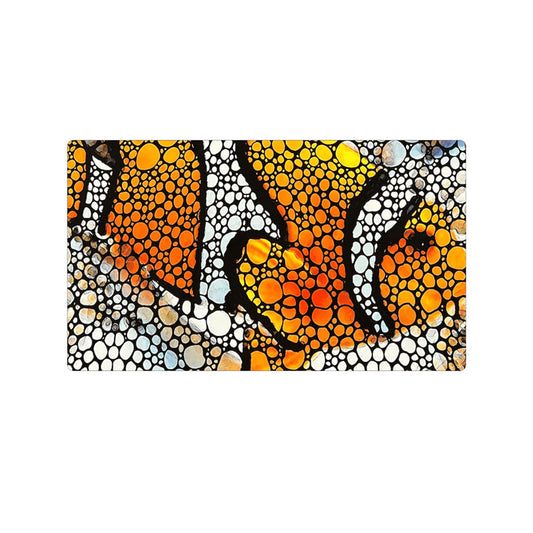 Flipper Aquarium Mat with Clownfish Artwork