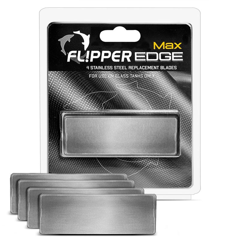 Flipper EDGE-MAX Stainless Steel Blades - 4pk