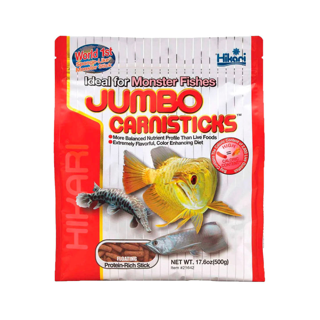 Hikari Jumbo Carnisticks Fish Food