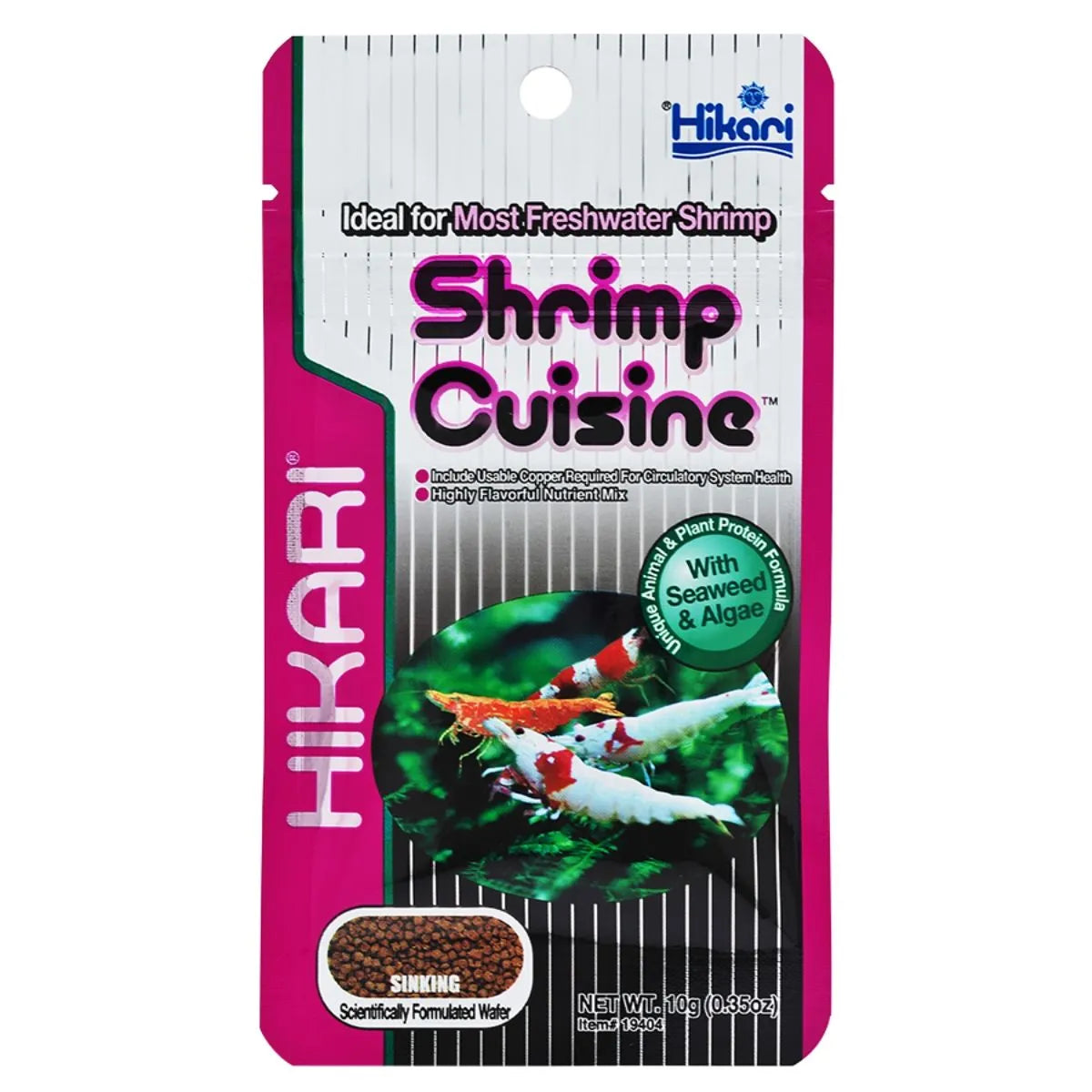 Hikari Shrimp Cuisine Freshwater Shrimp Food - 0.35 oz.