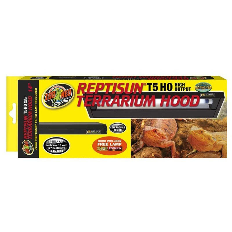 ZooMed ReptiSun T5 HO Terrarium Hood 14"