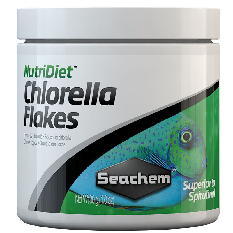 Seachem NutriDiet Chlorella Flakes w/ Probiotics