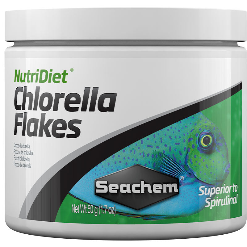 Seachem NutriDiet Chlorella Flakes w/ Probiotics