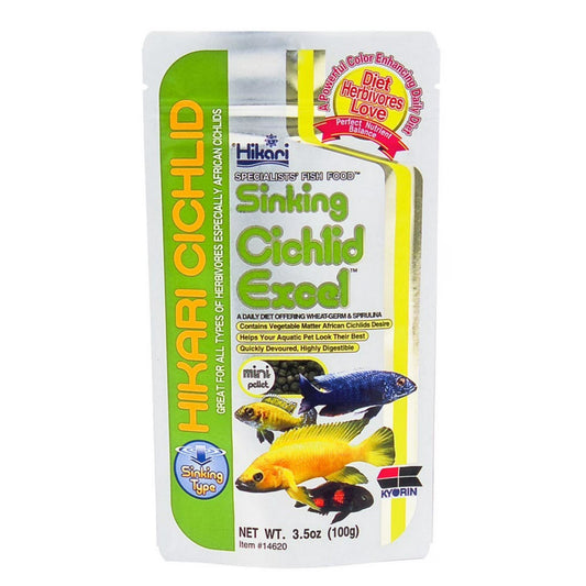 Hikari Sinking Cichlid Excel Mini Pellet Fish Food