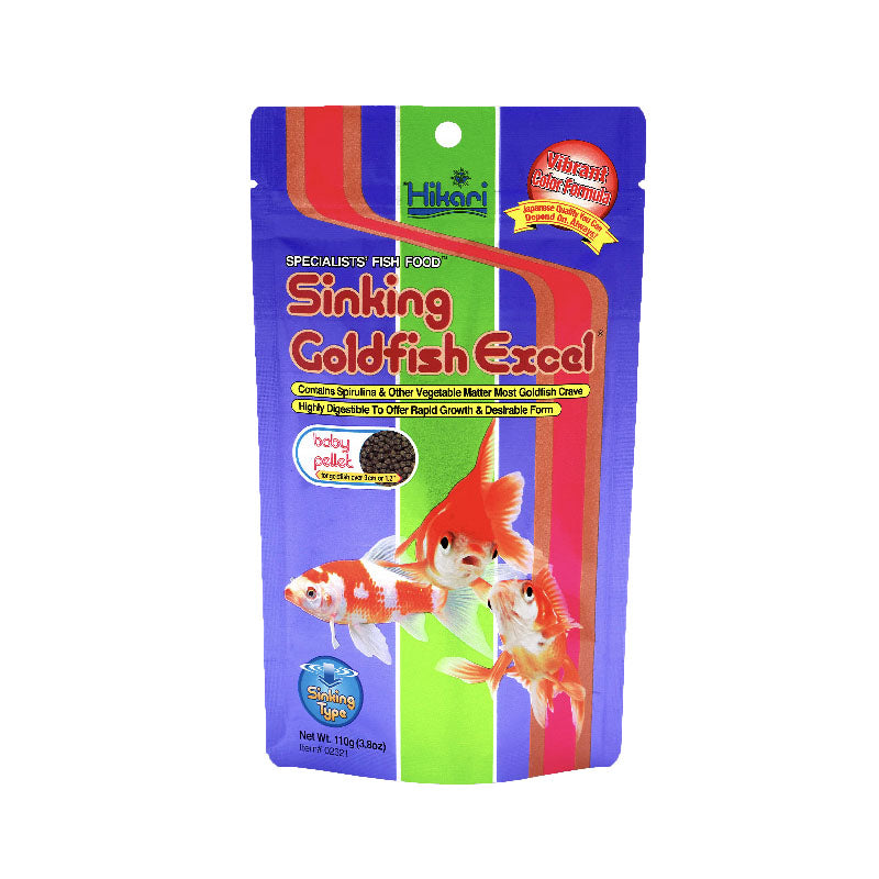 Hikari Sinking Goldfish Excel (Baby Pellet) - 3.88 oz.