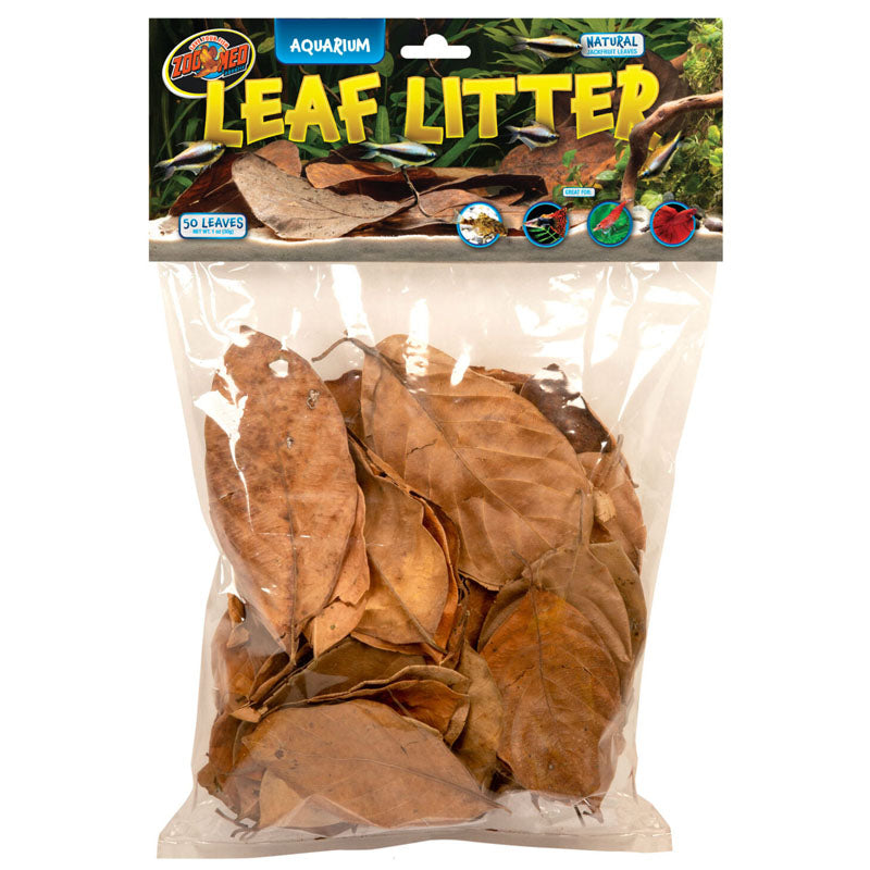 ZooMed Natural Jackfruit Leaf Litter for Aquariums