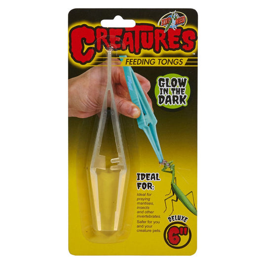 ZooMed Creatures Feeding Tongs - Glow in the Dark