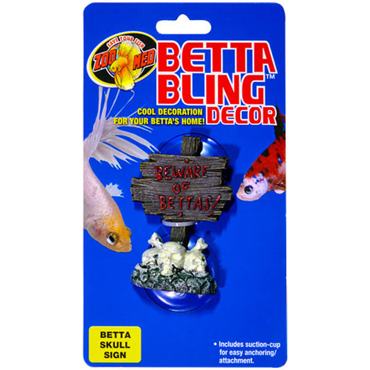 ZooMed Betta Bling - Skull Sign