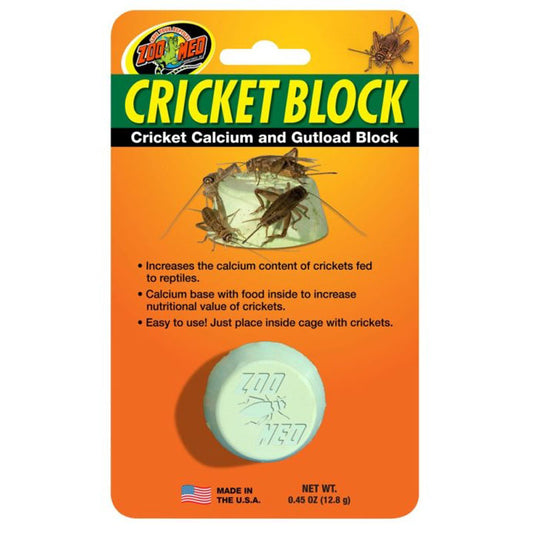 ZooMed Cricket Block - Cricket Calcium and Gutload Block