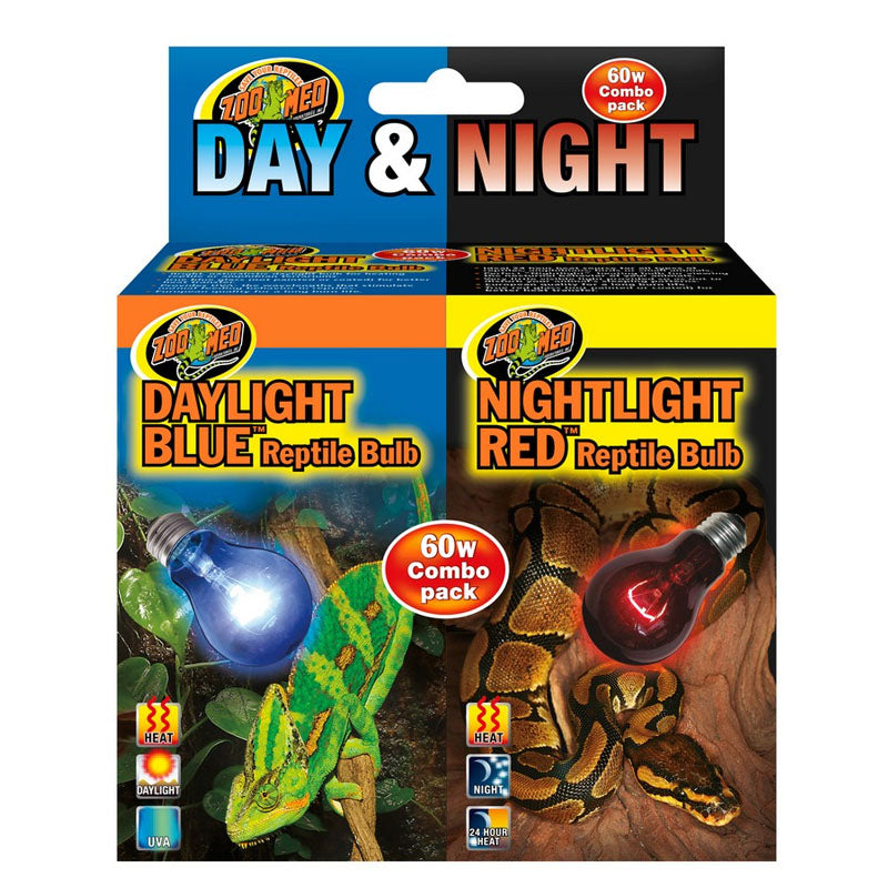 ZooMed Day and Night Reptile Bulbs Combo Pack