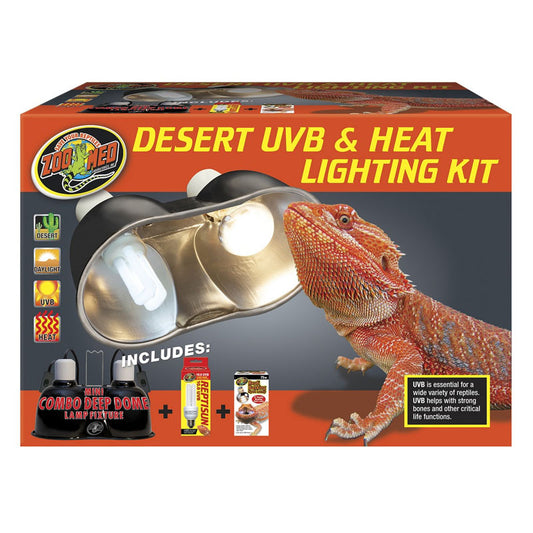 ZooMed Desert UVB & Heat Lighting Kit