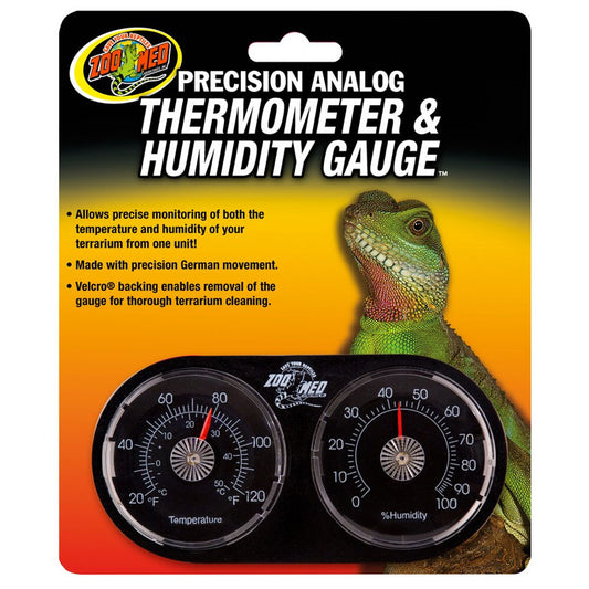 ZooMed Dual Analog Thermometer / Humidity Gauge