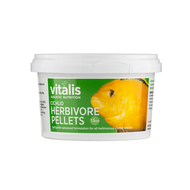 Vitalis Cichlid Herbivore Pellets - 140g (4.94 oz.)