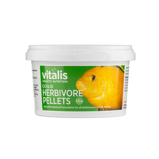 Vitalis Cichlid Herbivore Pellets - 140g (4.94 oz.)