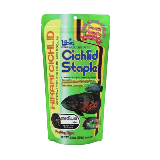 Hikari Cichlid Staple (Medium Pellet) - 8.8 oz.