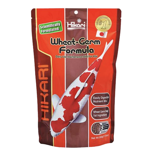 Hikari Wheat Germ Formula Koi Floating Pellet (Small Pellet) - 17.6 oz.