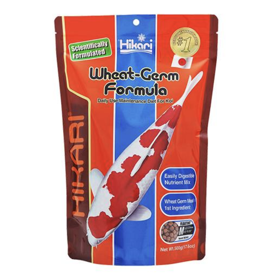 Hikari Wheat Germ Formula Koi Floating Pellet (Medium Pellet) - 17.6 oz.