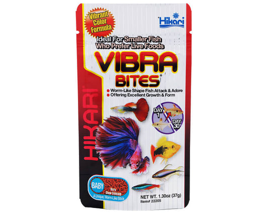Hikari Vibra Bites Baby Fish Food - 1.30 oz.